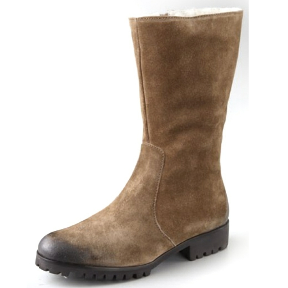 Matisse Hans Suede Distress Shearling Lined Boots